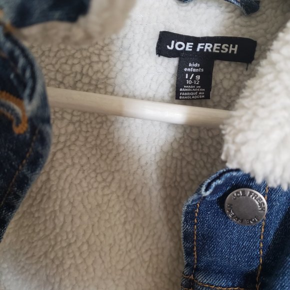 Girls' sherpa jean jacket - Picture 3 of 3